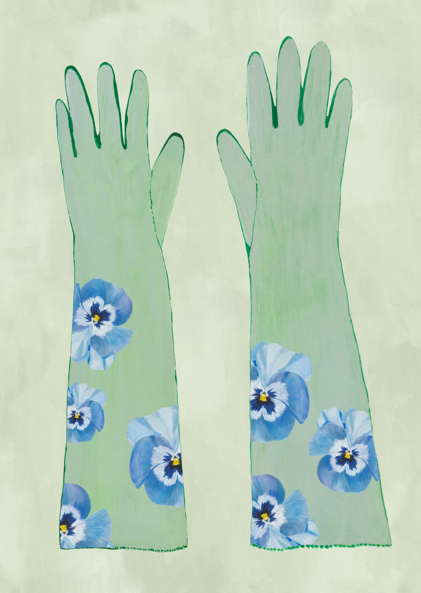 Gardening Pansie Gloves