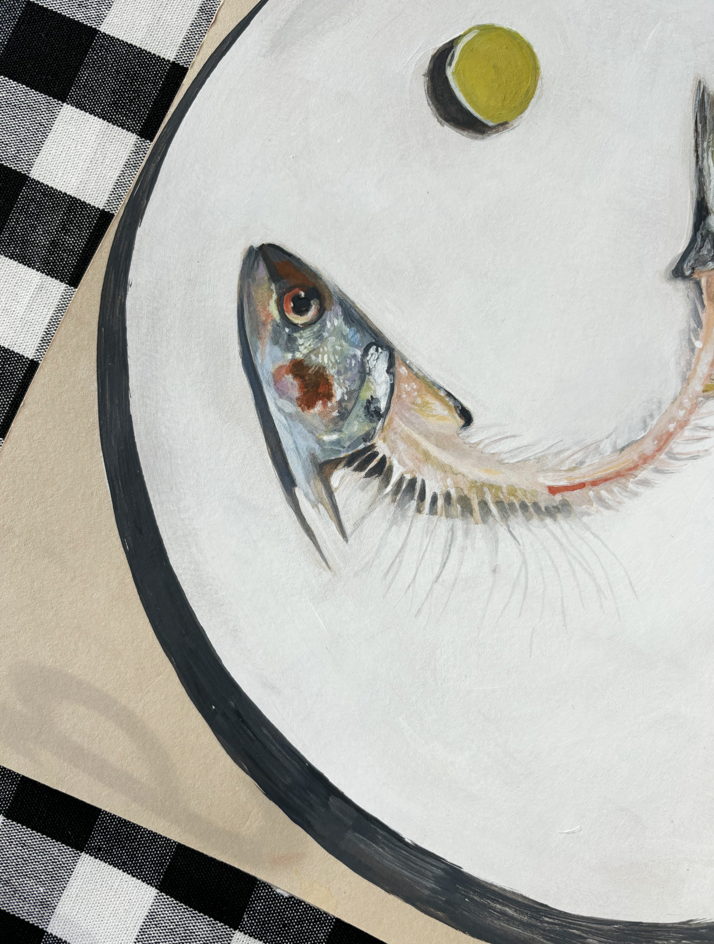 ORIGINAL ´Fish Supper` Still life